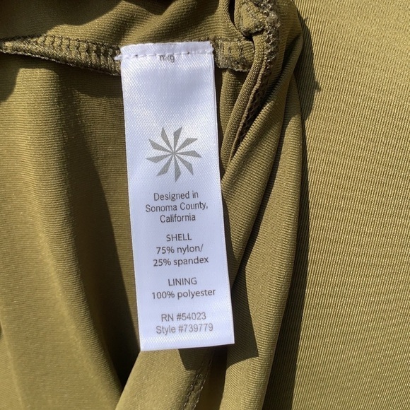 ATHLETA Kokomo Olive Green Dress - Picture 12 of 16